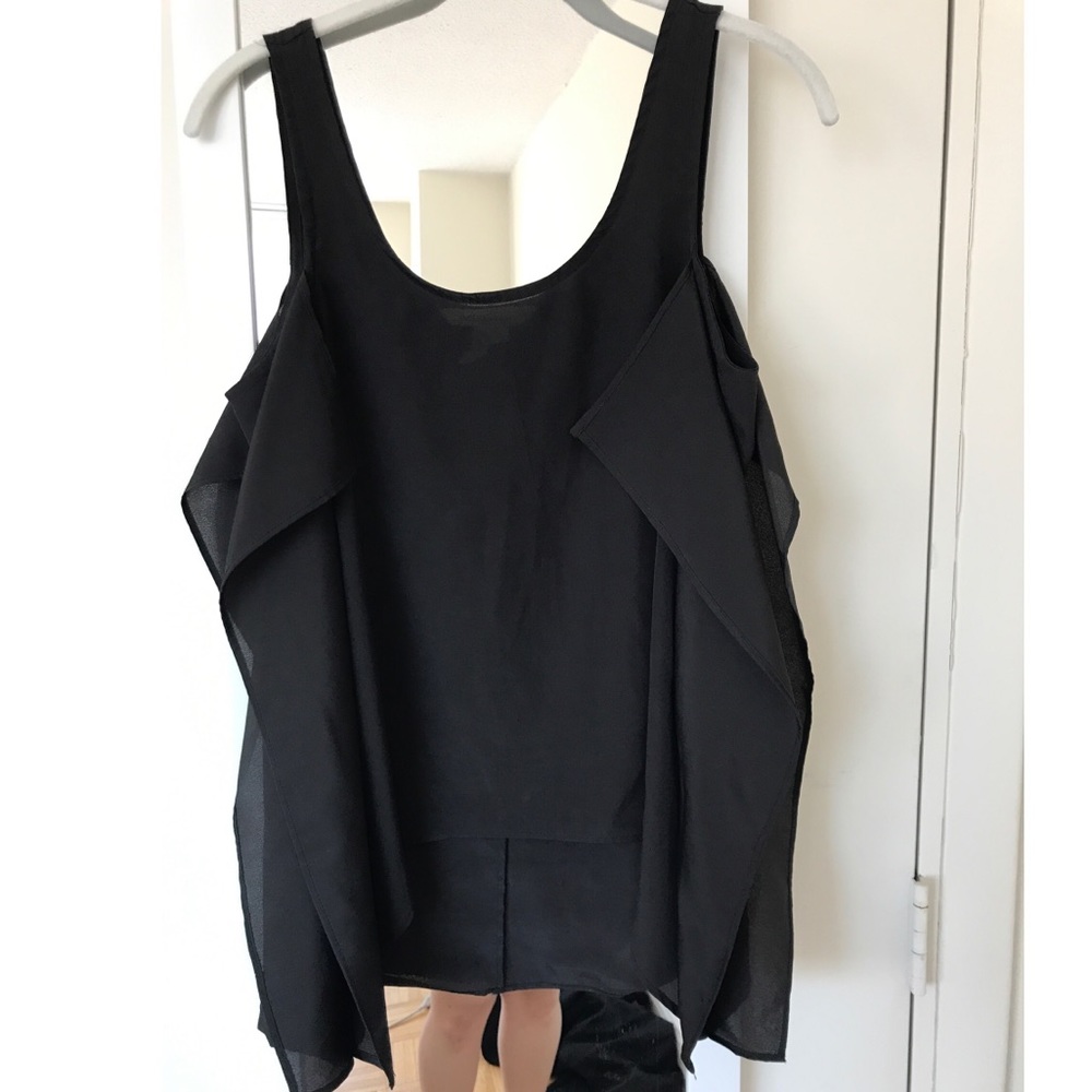 BCBG Generation Top Black Tank XS